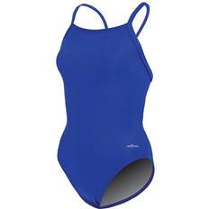 Black Swimsuits Dolfin (Price/each)Dolfin 9615L Solid V-2 Back-Royal-34