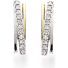 Scrouples Karat Øreringe med Diamanter 0,11 Carat W/SI