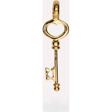 Charms & Vedhæng IX Studios Key Pendant - Gold