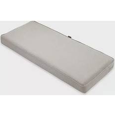 Pillows Classic Accessories Montlake Fadesafe Bench/Settee Cushion in Grey Inner Pillow Gray (45.72x121.92cm)