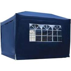 Black Pavilions OutSunny Alfresco Pop Up Gazebo 3x3 m