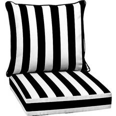 Chair Cushions Arden Selections Cabana Chair Cushions Black (60.96x60.96cm)