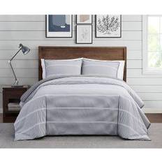 Square Bedspreads Brooklyn Loom Niari Yarn Dye Bedspread Grey (228.6x228.6cm)