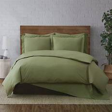 Brooklyn Loom Solid Duvet Cover Green (228.6x228.6)