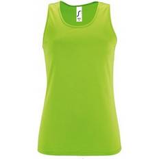 Sol's Women's Sporty Performance Sleeveless Tank Top - Neon Green