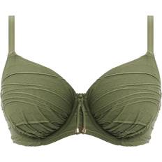Beach Waves Full Cup Bikini Top - Olive
