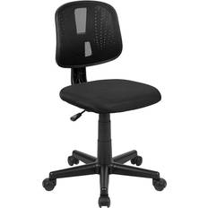 Black - White Office Chairs Flash Furniture LF-134 Office Chair 36.2"