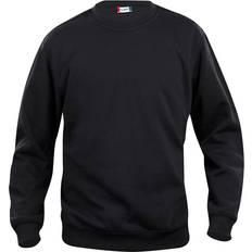 Svarte Collegegensere Clique Jr Basic Roundneck College Sweatshirt - Black (021020-99)