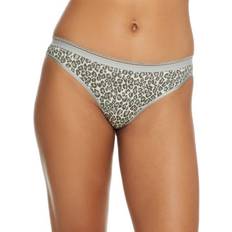Bare The Easy Everyday Cotton Thong - Smoky Animal
