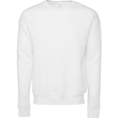 Bella+Canvas Adults Unisex Drop Shoulder Sweatshirt - White