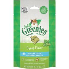 Greenies Adult Natural Dental Care Cat Treats Catnip Flavor 0.059kg