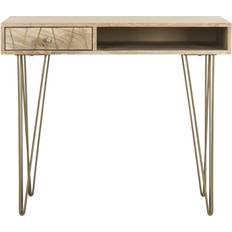 Brass Writing Desks Safavieh Marigold Writing Desk 15.7x35"