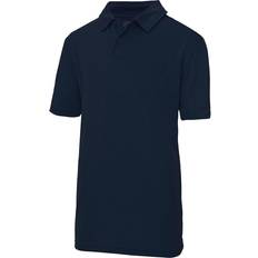 AWDis Kid's Just Cool Sports Polo Plain Shirt 2-pack - French Navy (UTRW6852)