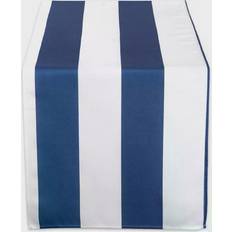 Design Imports Cabana Tablecloth Blue (274.32x35.56cm)