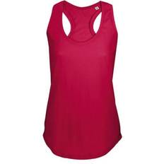 Sol's Women's Moka Plain Sleeveless Tank Top - Red