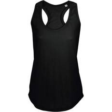 Sol's Women's Moka Plain Sleeveless Tank Top - Deep Black