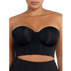 Elissa Longline Strapless Bra - Black