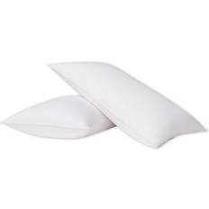 Cotton Satin Pillows Charisma Luxe Down Pillow White (91.44x50.8cm)