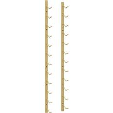 Gold Wine Racks vidaXL 340880 Wine Rack 12.5x116cm