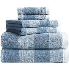 Nautica Oak Lake Towel White, Blue (137.16x71.12)