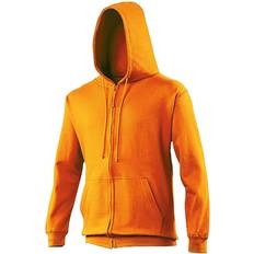 AWDis Plain Hooded Full Zip Hoodie - Mustard