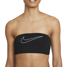 Nike Bikinioberteile Nike Women Bandeau Bikini Top - Black/White