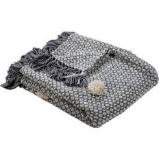 LR Home Cozy Vintage Blankets Black, Grey (152.4x127cm)