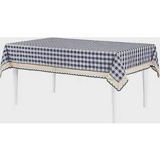 my home Buffalo Tablecloth Blue