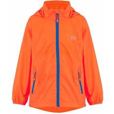 Kid's Origin Mini Packable Waterproof Jacket - Neon Orange