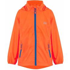 Boys Rain Jackets Mac in a Sac Kid's Origin Mini Packable Waterproof Jacket - Neon Orange