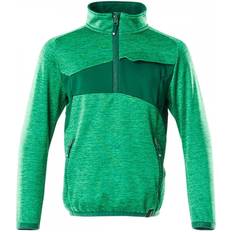 Mascot Kid's Fleece Jumper with Half Zip - Green