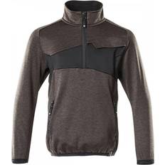 Kid's Fleece Jumper with Half Zip - Dark Anthracite/Black