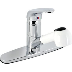 White Kitchen Faucets Kingston Brass KS887CW White, Chrome