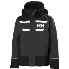 Réflecteurs Vêtements Coquille Helly Hansen Jr. Salt Port 2.0 Jacket - Ebony (41694-980)