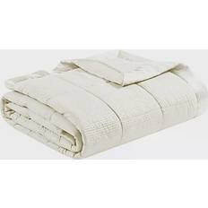 Madison Park Cambria Blankets White (243.84x167.64cm)