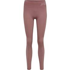 Femme - Rouge Collants Hummel Christel Seamless MW Tights Women - Withered Rose/Rose Tan Melange