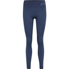 Christel Seamless MW Tights Women - Marina/Insignia Blue Melange