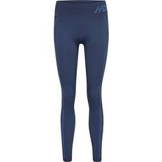 Hummel Christel Seamless MW Tights Women - Marina/Insignia Blue Melange