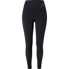 Polyamid Leggings Hummel Christel Seamless MW Tights Women - Black/Asphalt Melange