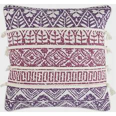 Linen Textiles Safavieh Mela Complete Decoration Pillows Beige, Purple (45.72x45.72)