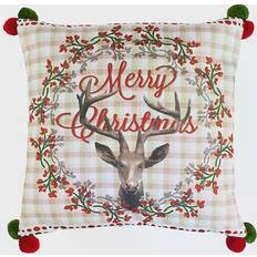 Safavieh Darton Complete Decoration Pillows Red, Grey (45.72x45.72cm)