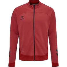 Homme - Élasthanne/Lycra/Spandex Vestes Hummel Lead Poly Zip Jacket Men - True Red