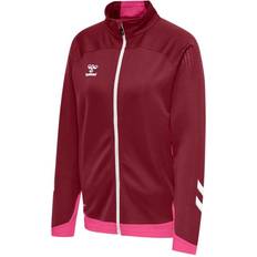 Femme - Élasthanne/Lycra/Spandex Vêtements d'extérieur Hummel Lead Poly Zip Jacket Women - Biking Red