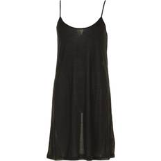 Chemise Slip Dress - Black
