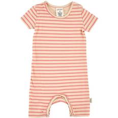 Petit Piao Striped Jumpsuit - Dark Peach
