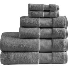 Towels Madison Park Signature Turkish Towel Gray (147.32x76.2cm)