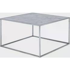 Marble - Silver Coffee Tables Convenience Concepts Gold Coast Coffee Table