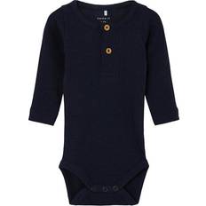 18-24M Bodys Name It Kab LS Bodysuit - Dark Sapphire (13198041)