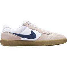 Nike Beige - Herre Sko Nike SB Force 58 - White/White/Gum Light Brown/Navy