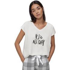 Ellos Clothing Ellos Plus Women's Screen-Print Sleep Tee in (Size 30/32)